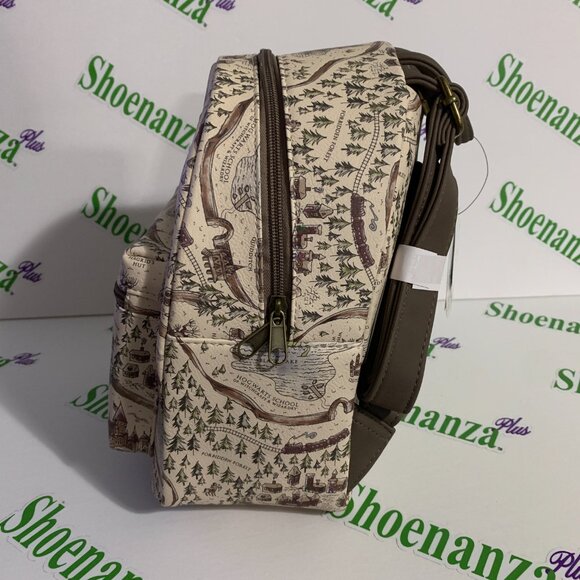 Loungefly Mini Backpack Harry Potter Hogwarts School Grounds Map Wizarding Bag main image 7